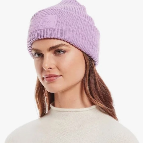 New Coach Lavender Beanie - Picture 1 of 5